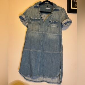 7 for all man kind Jean patch dress size medium